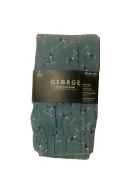 George Mens S Full-Cut Woven Boxers Ski Print 28-30" Blue NEW
